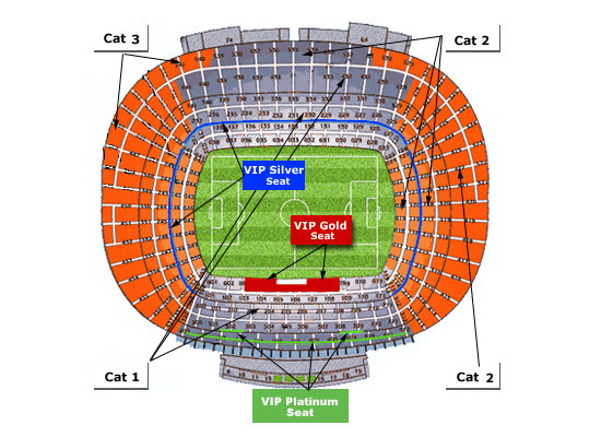 Barcelona Camp Nou Seating Chart